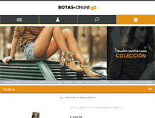 Tablet Screenshot of botas-online.es